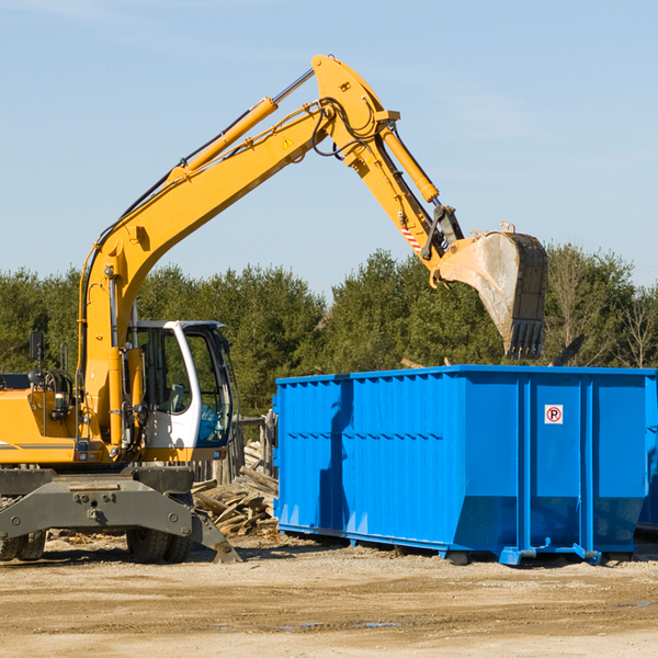 how does a residential dumpster rental service work in Drew